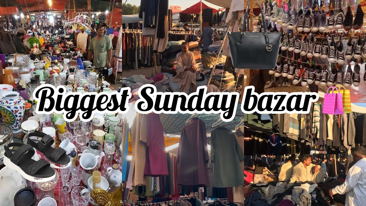 Biggest Sunday Bazar Karachi | Finally Found Aesthetic Market | Aladdin Sunday Bazar | Sunday Market