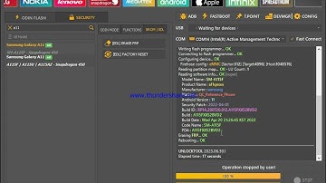 Samsung A11 SM-A115F Erase Frp Via Testpoint EDL By One Click UnlockTool Arman Mobile Software