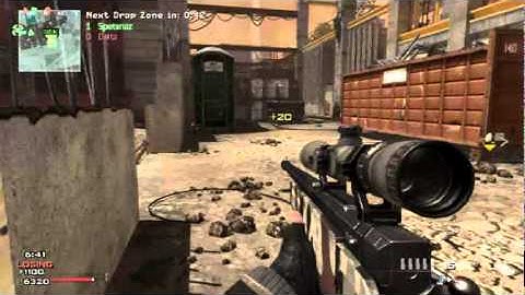 Triple kill mw3 1 BULLET Sniper!