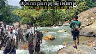 STRIKE MONSTER IN THE RIVER HEADWATERS! Camping & Casting in the Sumatran Wilderness - Part 2