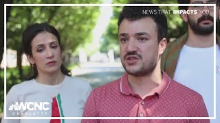 Columbia University activist Mahmoud Khalil claiming ICE targeted him