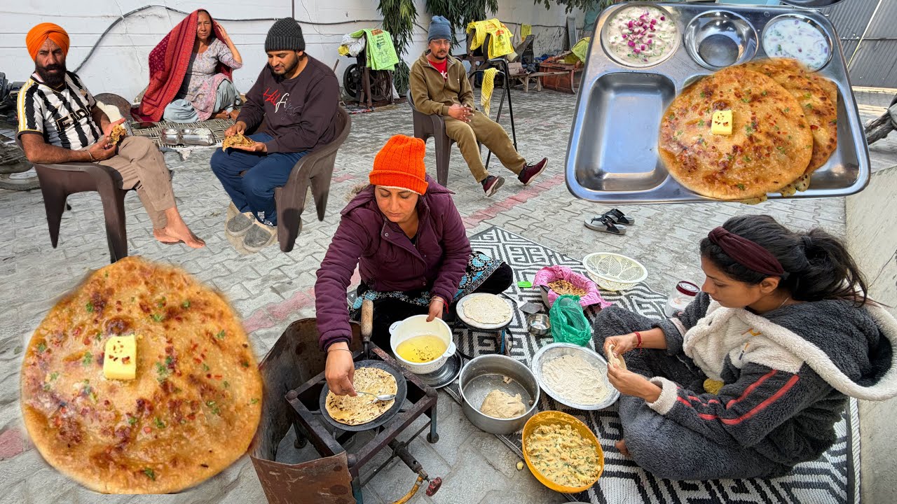 Aloo Paratha Recipe 🤤😍 | Aaj ta pure pariwar vich Aloo paratha kha ke maza aa gya 😋🥀