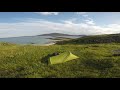 Wild camping @ Eriskay with a view of South Uist on The Hebridean Way