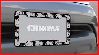 Great product -  Chroma Graphics 42558 Hello Kitty Emoji Heads Plastic Frame, 12.5x6.25x0.2, Black/W