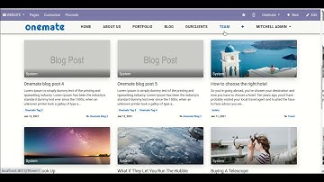 Onemate Theme - Snippet Builder Odoo