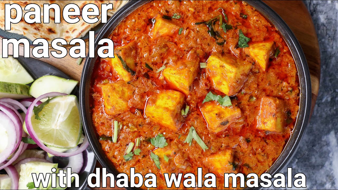 dhaba style paneer masala curry with secret kada masala | simple paneer gravy for lunch & dinner | Hebbar | Hebbars Kitchen