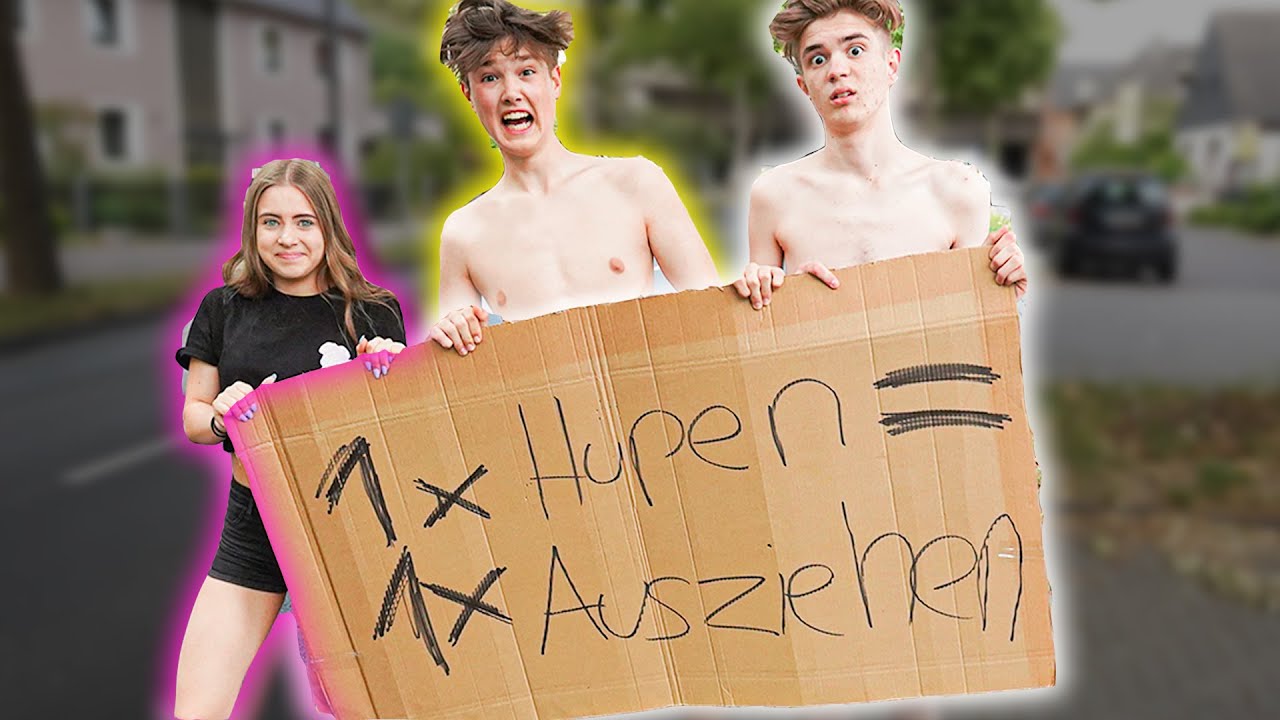 1x Hupen 1x Ausziehen Challenge Mit Isabell Und Jo Cringe Youtube Lustige Kurzvideos Ausziehen Youtube