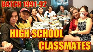 HIGH SCHOOL CLASSMATES BONDING CHEERS TO 29 YEARS !!!