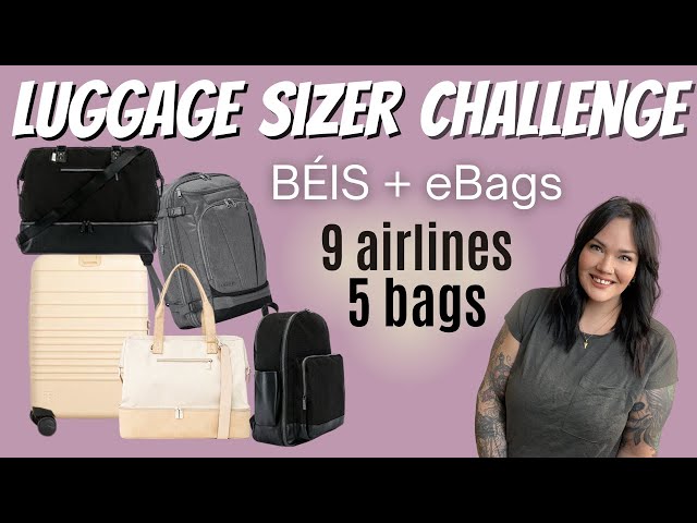 Beis Luggage Sizer Challenge: Personal item or Carry on? 