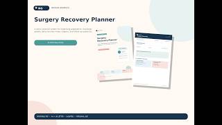 Surgery Recovery Planner Printable, Post Op Care Log and Hospital Discharge Tracker for Patients