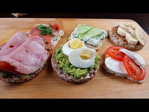 Видео рецепт Полезные бутерброды