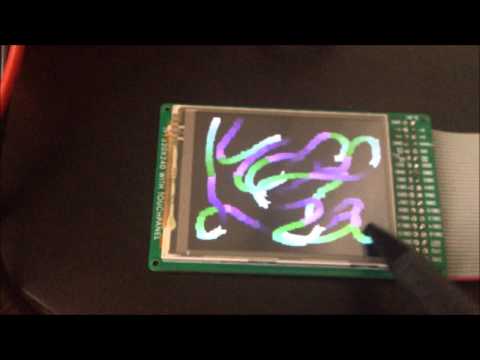 Netduino + TFT Proto 320x240 touchscreen test