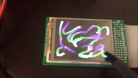 Netduino + TFT Proto 320x240 touchscreen test
