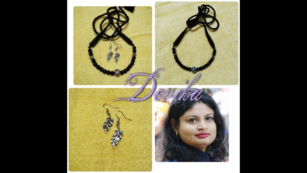 DIY Tutorial || How to make Designer German Silver Balls Necklace at Home