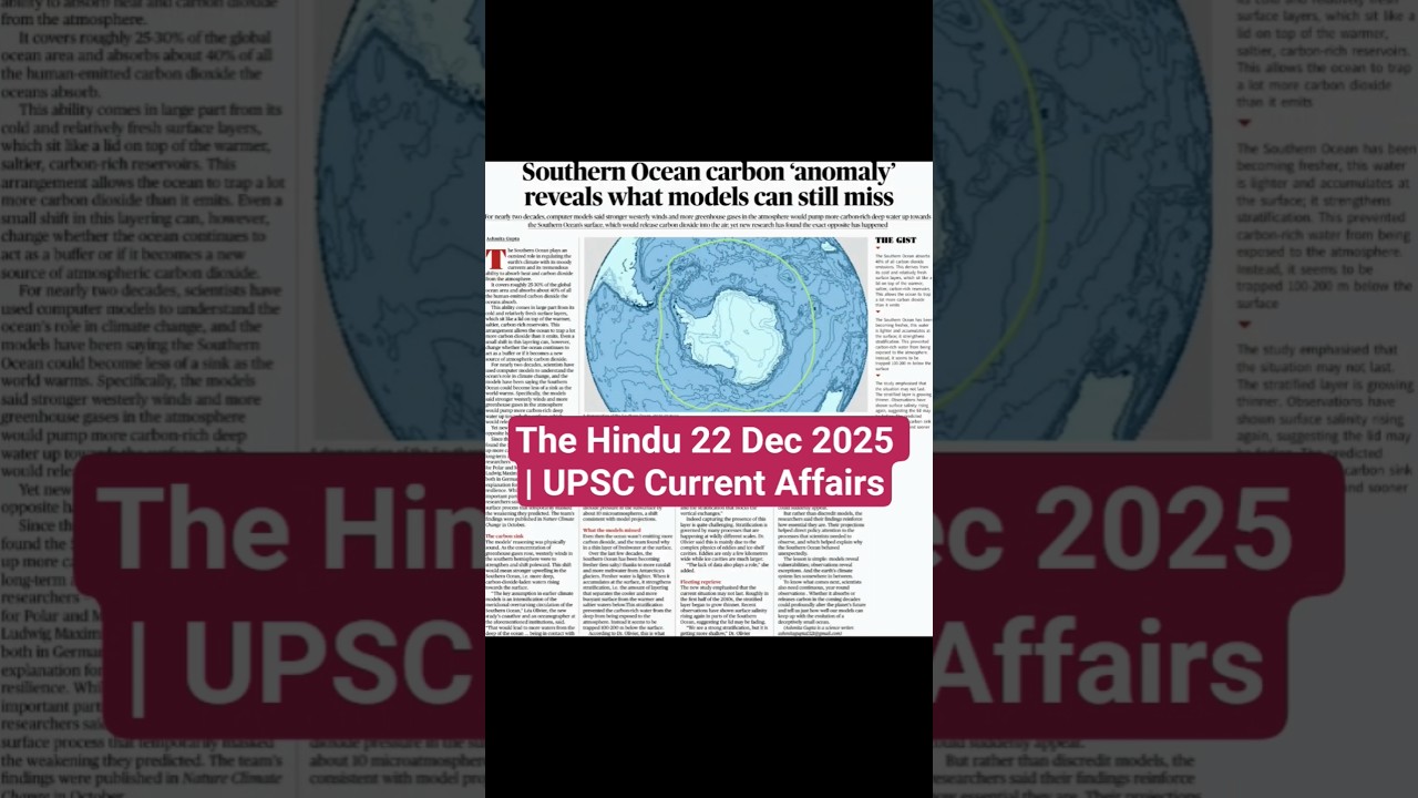 "Save 3 Hours Daily! UPSC News by Experts | 22 Dec 2025" - YouTube