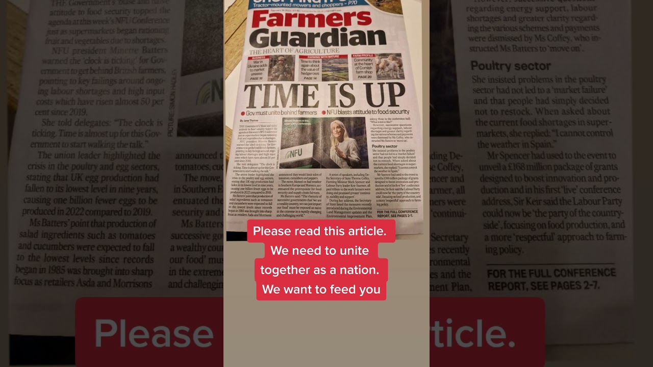 Support British Farmers & Food Security Now 