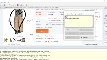 Alibaba data extraction using Webharvy