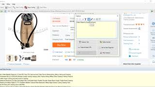 Alibaba data extraction using Webharvy