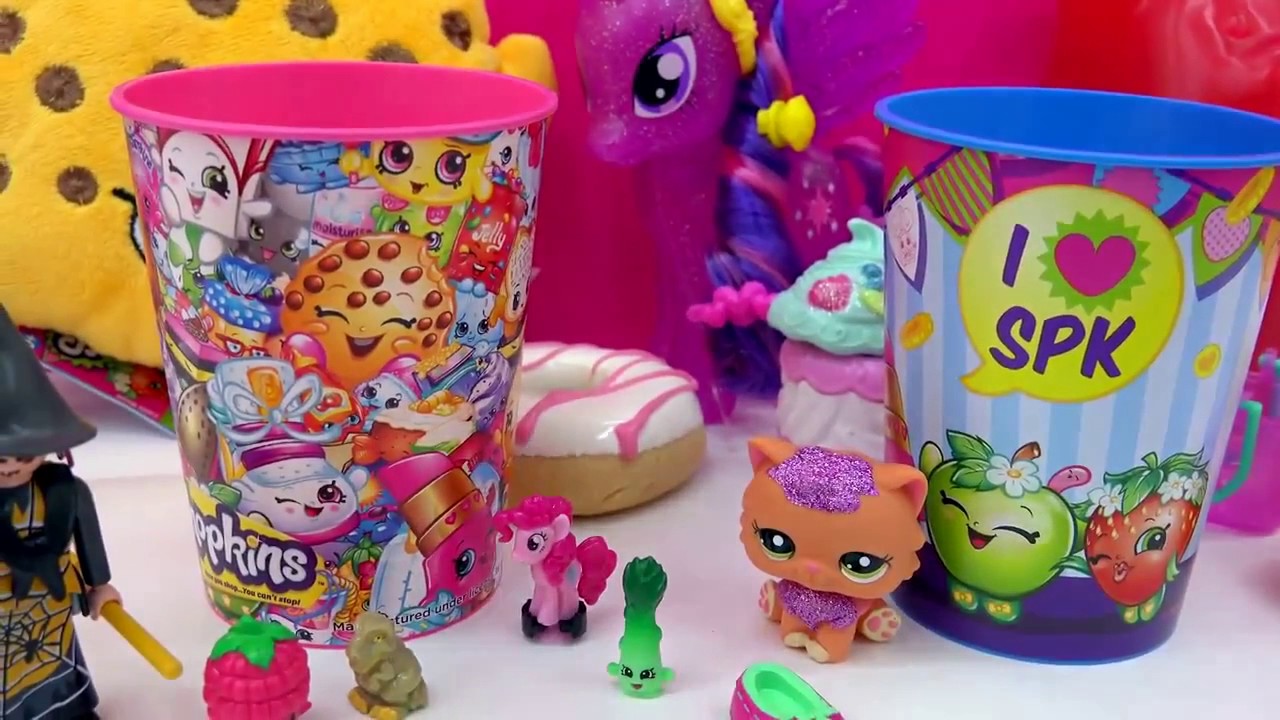 Popcorn Lunhbox Surprise Poppy Corn Sweet Treats Kids Toys 5 Shopkins Egg Surprise FunToyzCollector