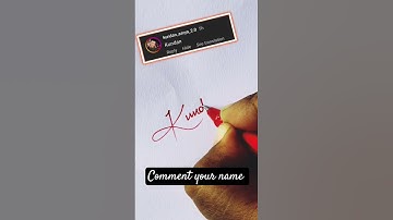 kundan name sign #shorts#shortvideo