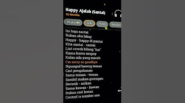 Thumbnail of lirik lagu happy happy ajalah