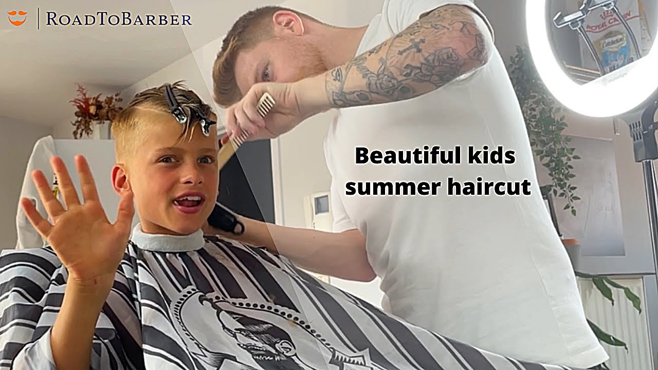 Summer Haircut for kids | quite the transformation | Wahl guard System | Boy's haircut!