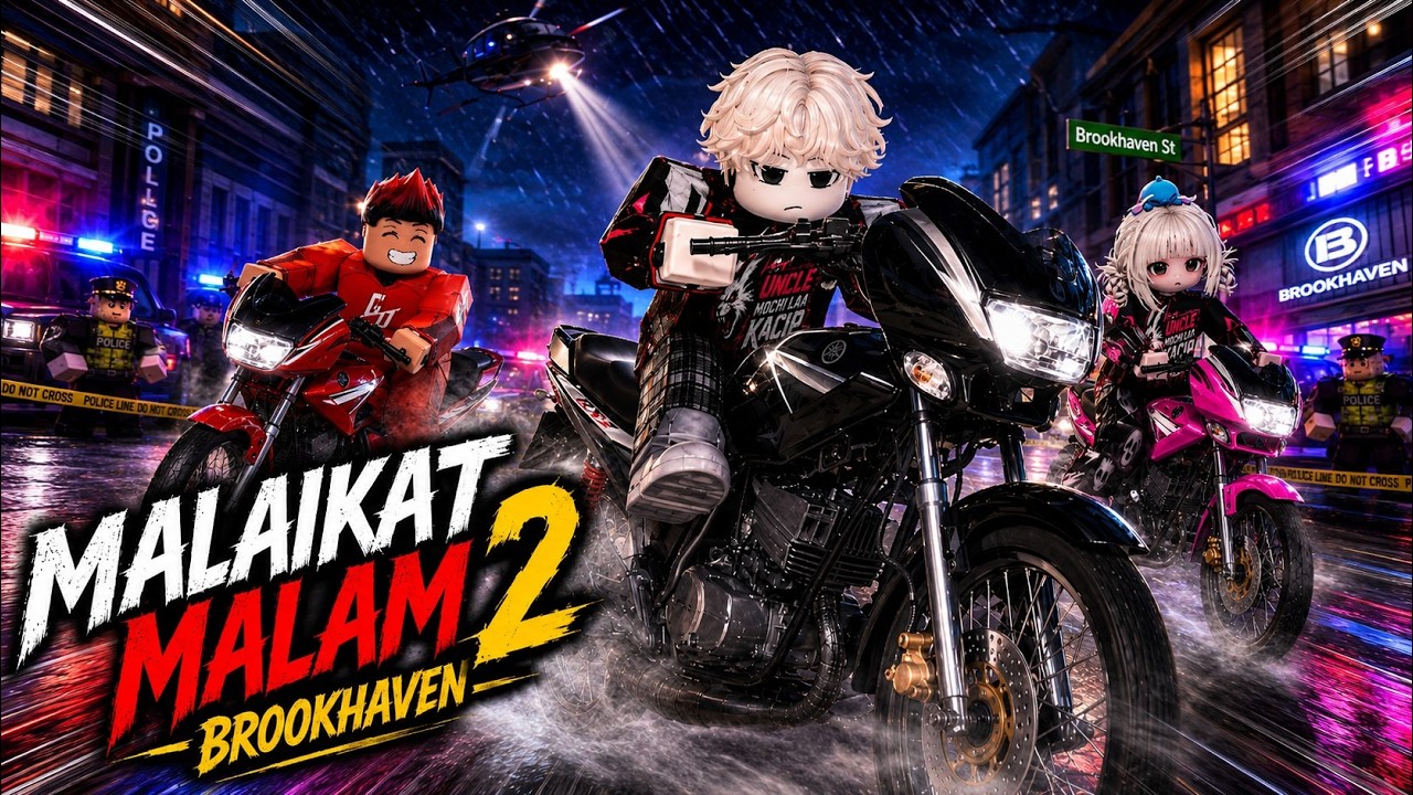 MALAIKAT MALAM 2 | DETIK HITAM BERULANG KEMBALI [Brookhaven 🏡RP] (Roblox Malaysia) @gameonzz