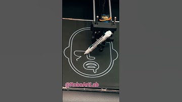 RoboArtLabor - Robot Draw Creepy #zombieshorts #face 🧟‍♂️✍️ #robot #horrorstories #art #digitalart