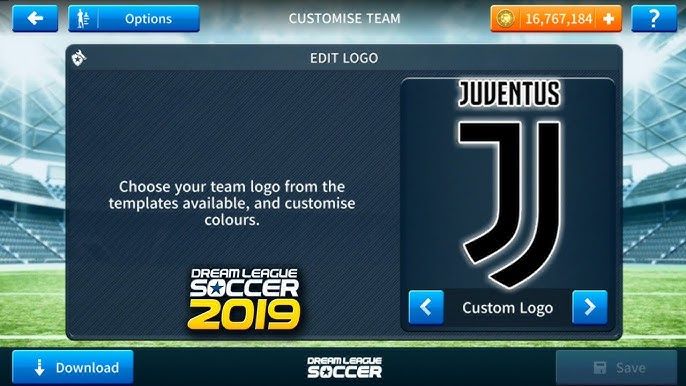 Kit Juventus para DLS 19 - Dream League Soccer atualize seu time