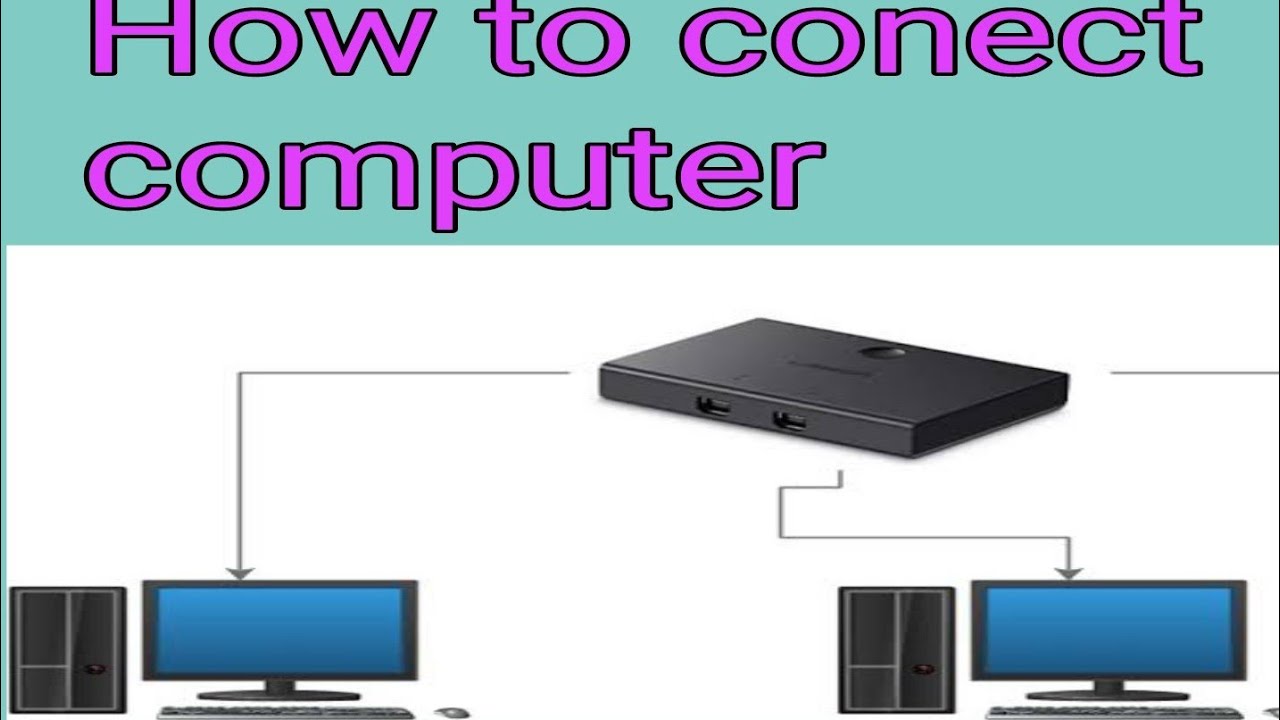 How to conect two computer using mobile app - YouTube