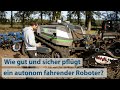 Prototyp in Pritzier: Wie gut und sicher pflügt ein autonom fahrender Roboter?