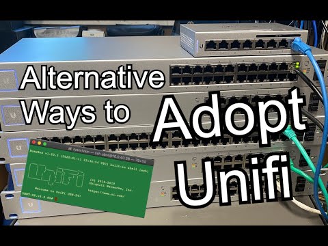 Different ways to adopt unifi devices