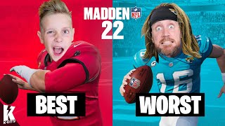 Best Team vs WORST Challenge in Madden NFL 22! K-CITY GAMING screenshot 5