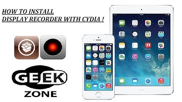 #1 TWEAK: How to install DISPLAY RECORDER with CYDIA Source !
