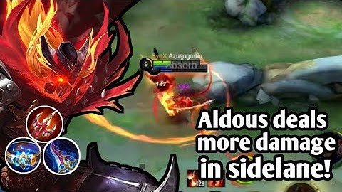 HOW TO FARM STACK FAST IN SIDE LANE! - [Aldous Gameplay] - |MLBB|