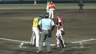20130414　OG vs FD (レクザム球場) 2回裏