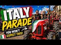 Tractors Parade in Italy 🇮🇹 You Won’t Believe This