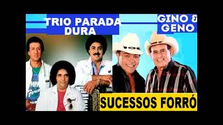 Trio Parada Dura, Gino e Geno SUCESSOS E AS TOP SERTANEJAS 01 CURTA HITS pra DANÇAR