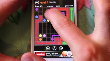 Flow - 10x10 Level 4 Walkthrough