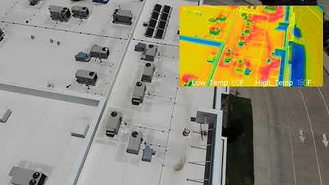 Commercial Roof Thermal Image & Asset Video