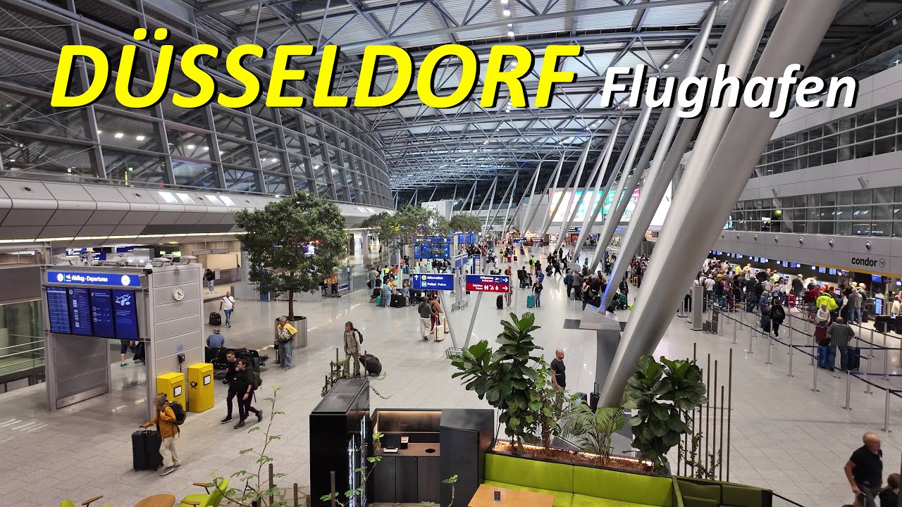 Düsseldorf 4K | Flughafen airport 2025