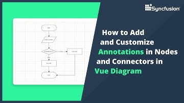 How to Add and Customize Annotations in Nodes and Connectors in Vue Diagram