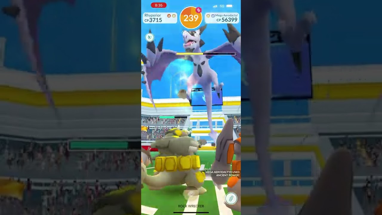 Pokémon Go - Mega Raid - Mega Aerodactyl