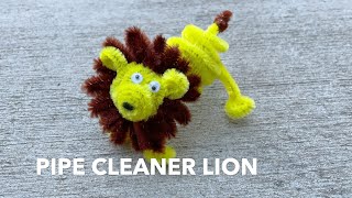 How To Make A Pipe Cleaner Lion