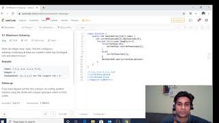 Leetcode 53  Maximum Subarray Sum