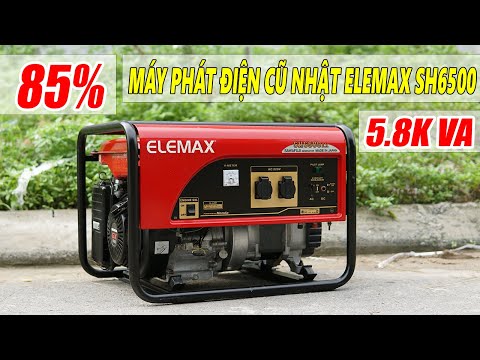 Video Máy Phát Điện Nhật Cũ Elemax SH6500 Công Suất 5.8Kva... - youtube