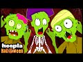 Five creepy zombies  halloween monsters  scary songs for kids by teehee town