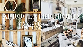 AFROCENTRIC BOHEMIAN Living Room Tour (THRIFTED)