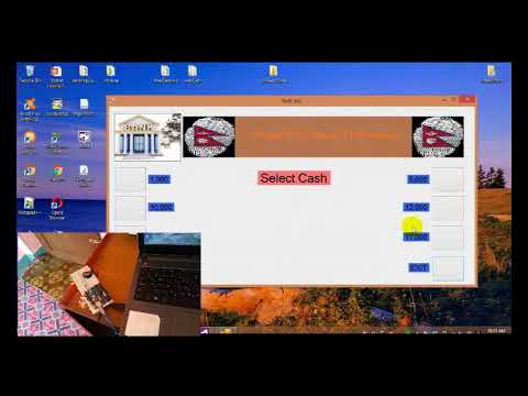 [Fast Cash Demo]Fingerprint Banking System with ATM Simulation[Part 7]