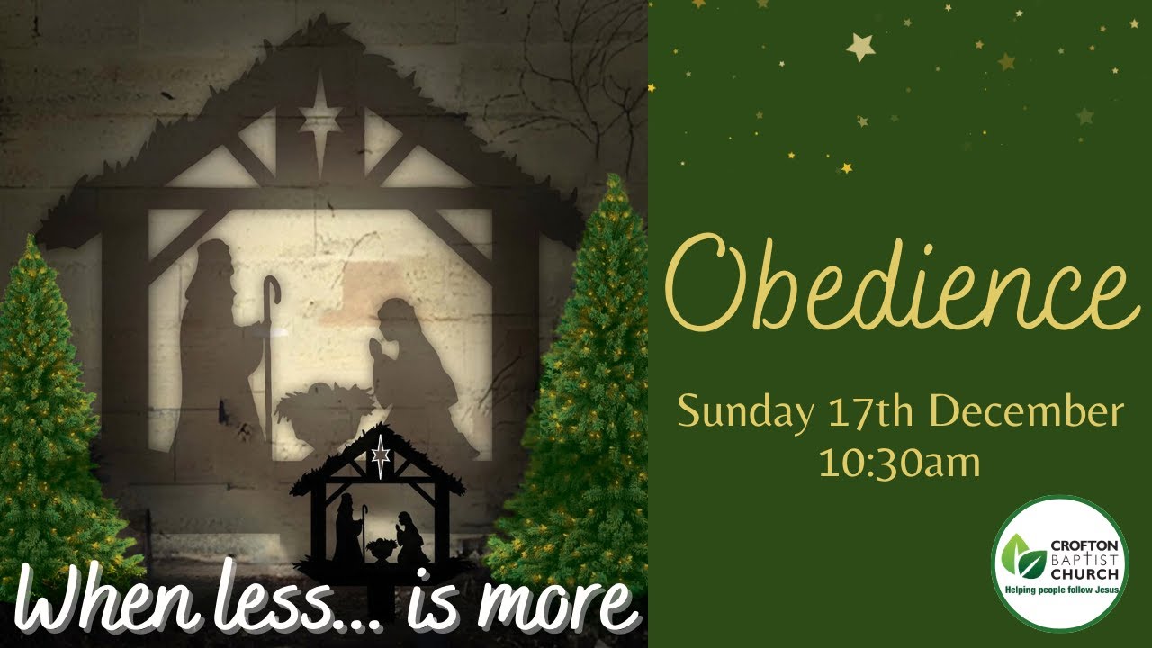Crofton Baptist Church 17th December 2023, 1030am YouTube